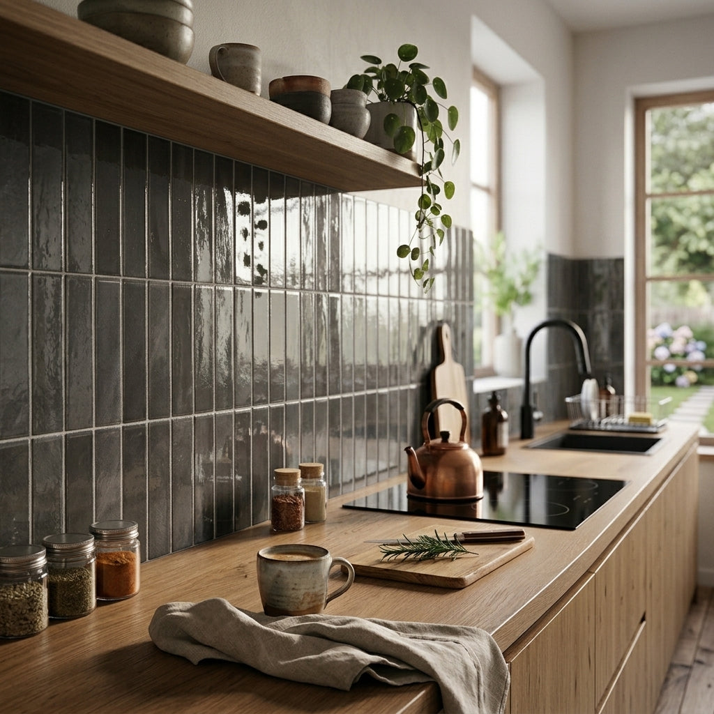 Classico – Bergamo Plaktegels – Zwart