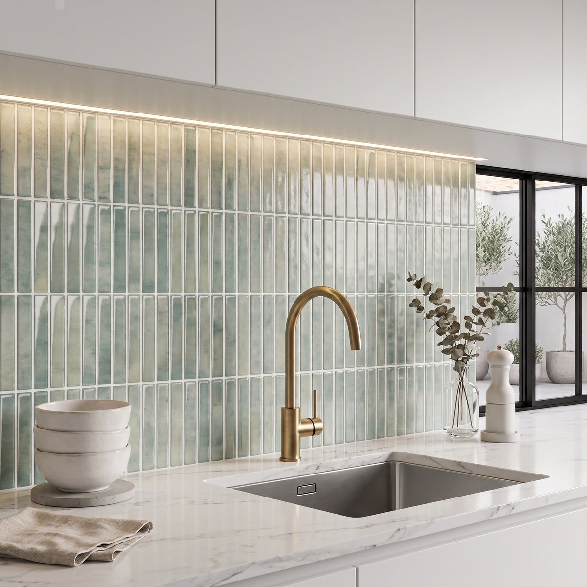 Grande – Positano Plaktegels – Groen