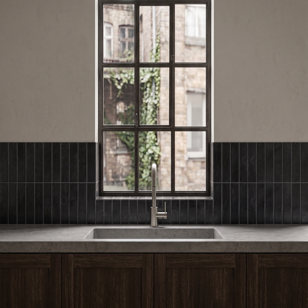 Classico – Torino Plaktegels – Zwart